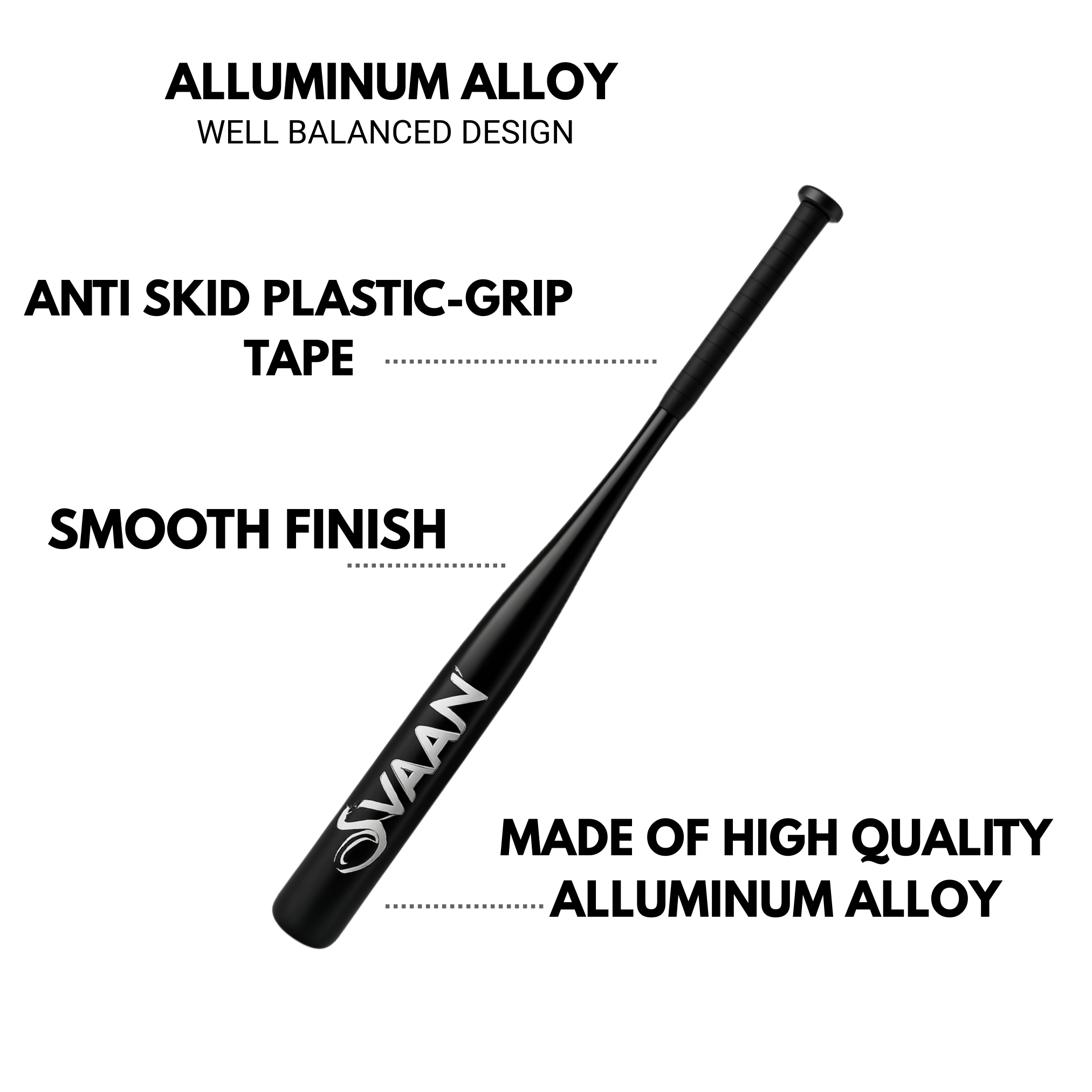 SOFTBALL/BASEBALL BAT HEAVY [880GM] 34'