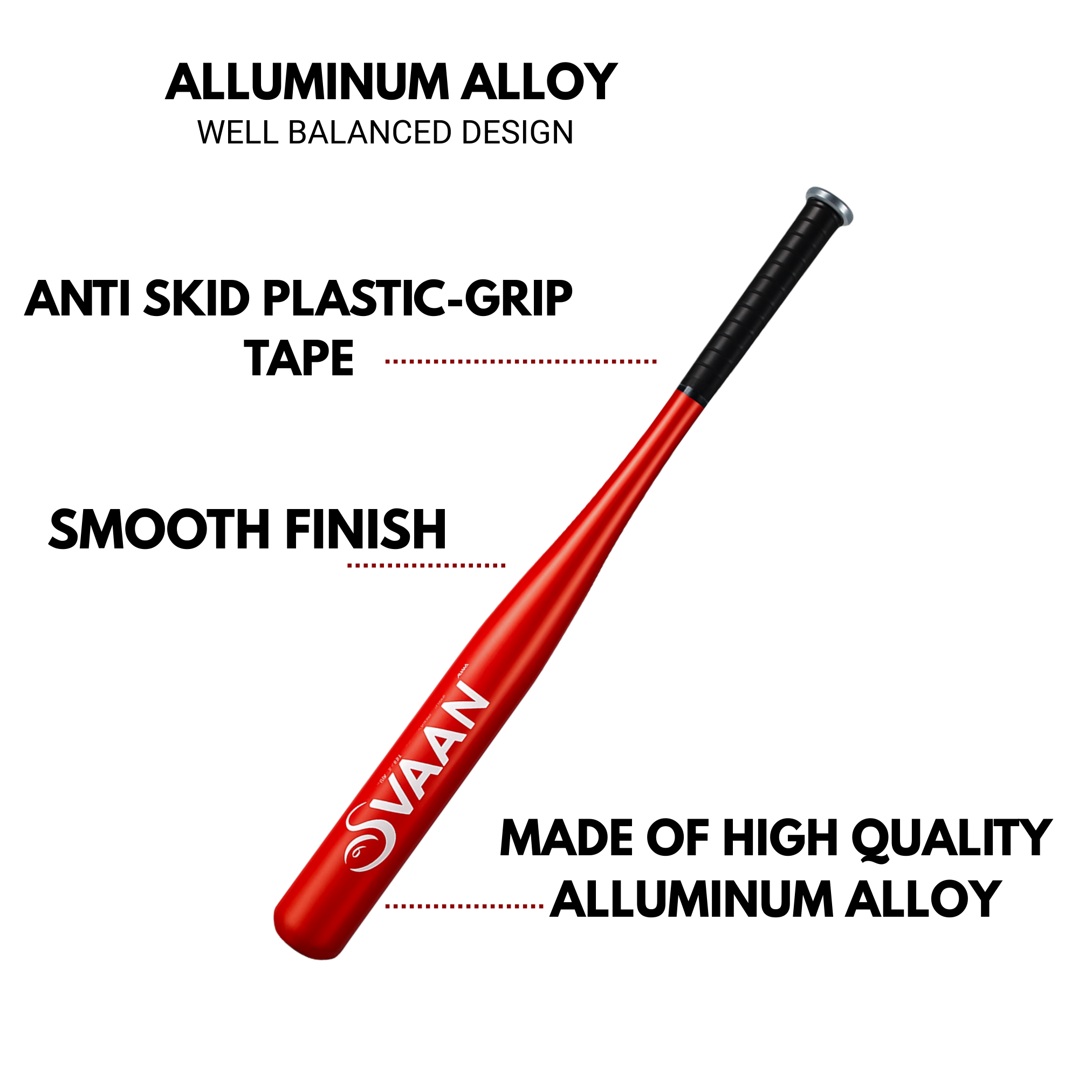 SOFTBALL/BASEBALL BAT HEAVY [880GM] 34'