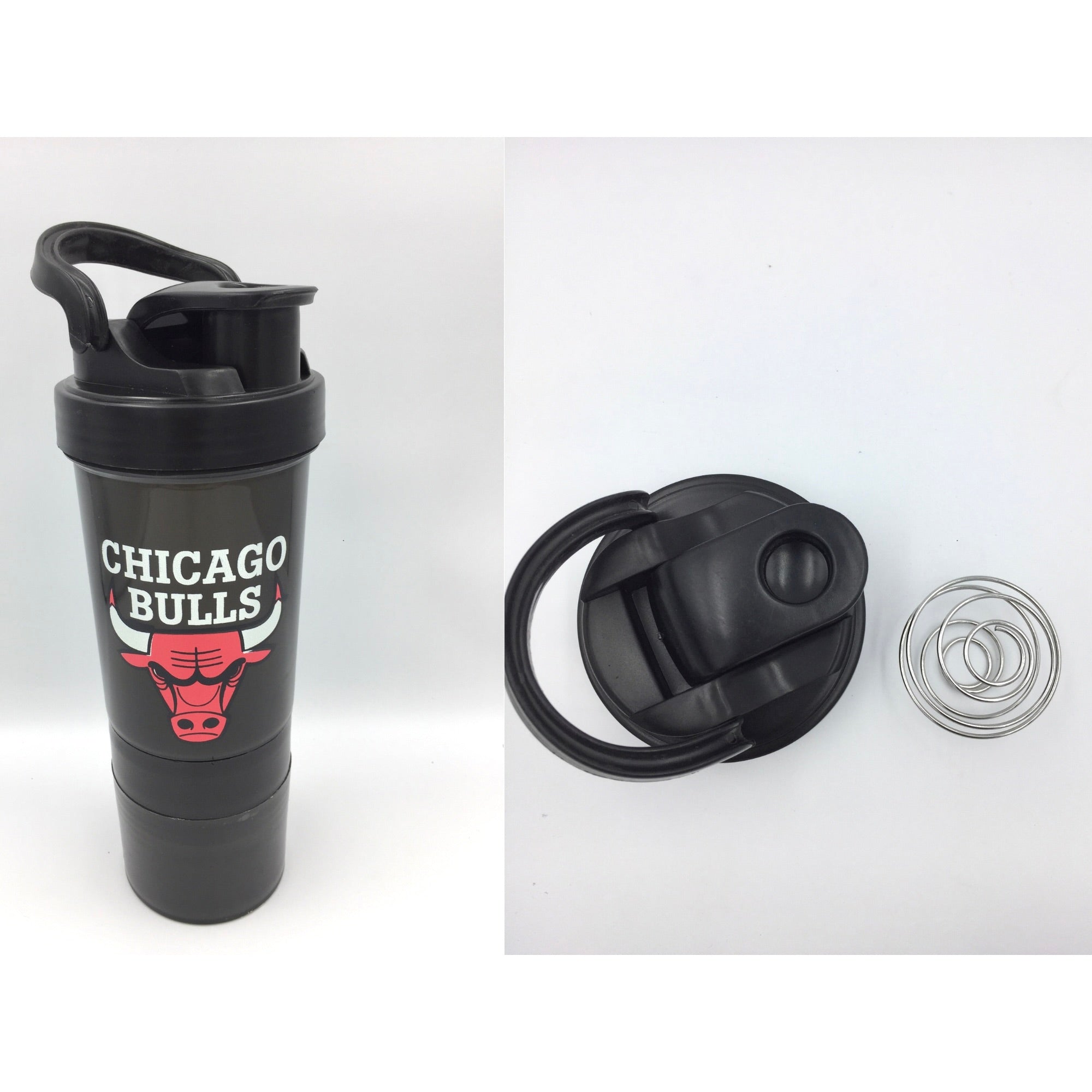 SVAAN CHICAGO BULL GYM SHAKER WITH SPRING 500ML