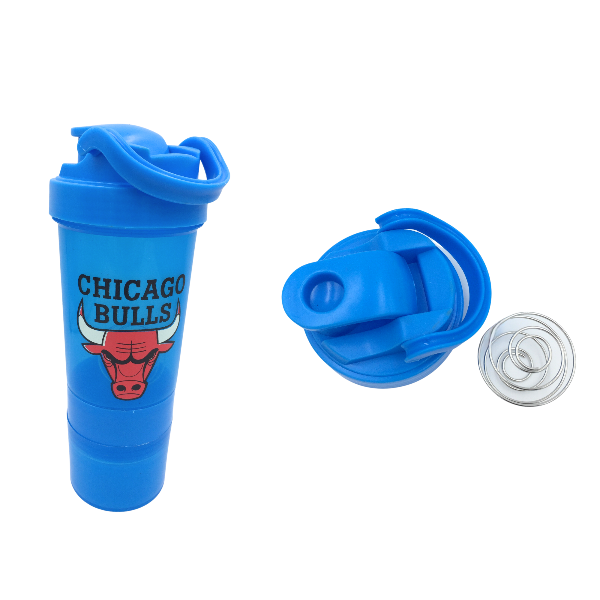 SVAAN CHICAGO BULL GYM SHAKER WITH SPRING 500ML