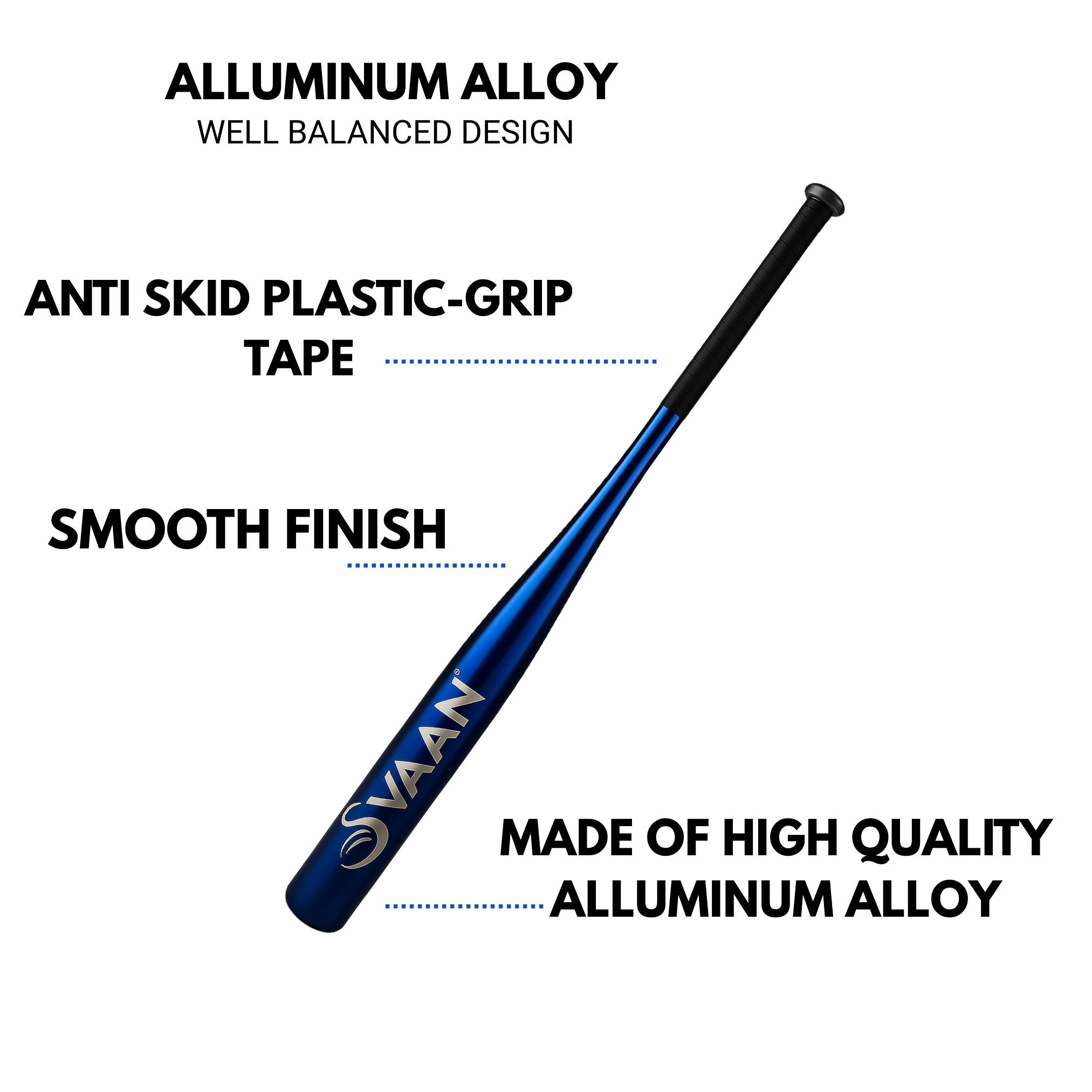 SOFTBALL/BASEBALL BAT HEAVY [880GM] 34'