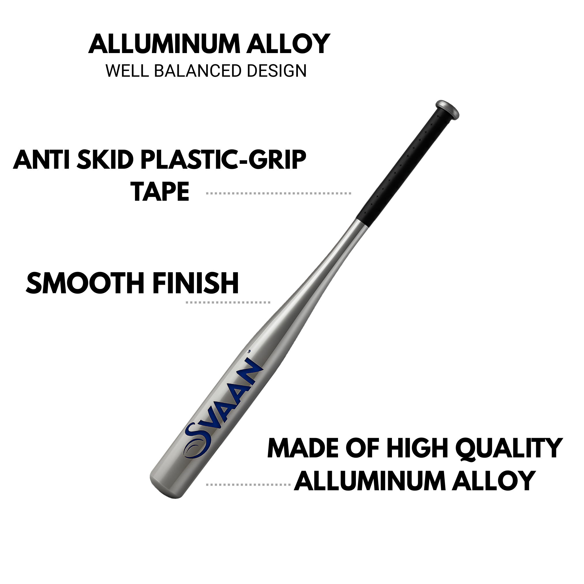 SOFTBALL/BASEBALL BAT LIGHT [440GM]