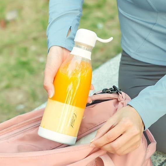 QuickBlend Portable USB Rechargeable Juicer Bottle (420ml) – Fresh Juices, Shakes & Smoothies Anywhere