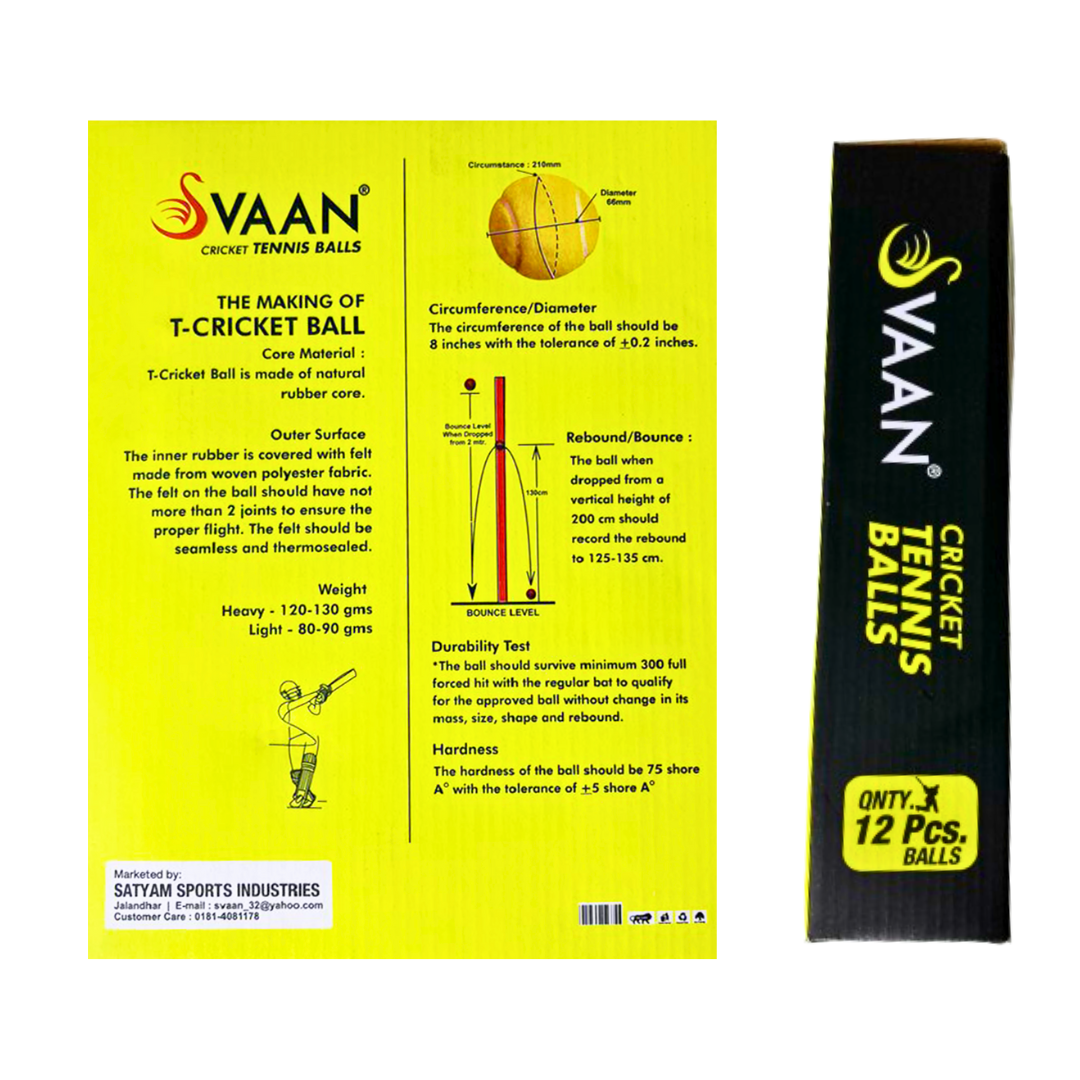 SVAAN TUFF BALL PACK OF 12 [RED]
