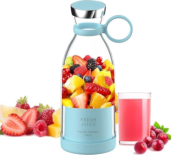 QuickBlend Portable USB Rechargeable Juicer Bottle (420ml) – Fresh Juices, Shakes & Smoothies Anywhere