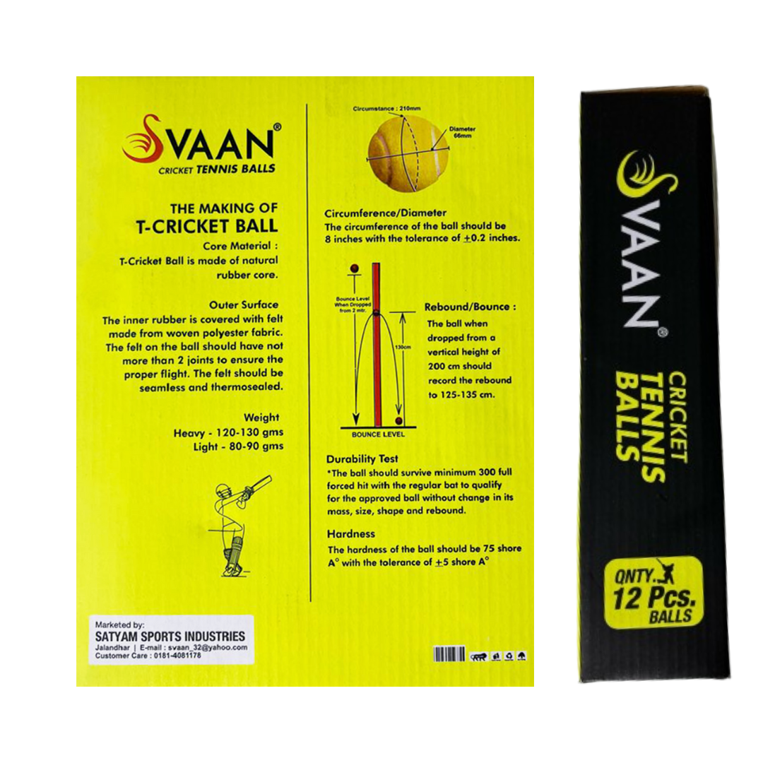 SVAAN TUFF BALL PACK OF 12 [GREEN]