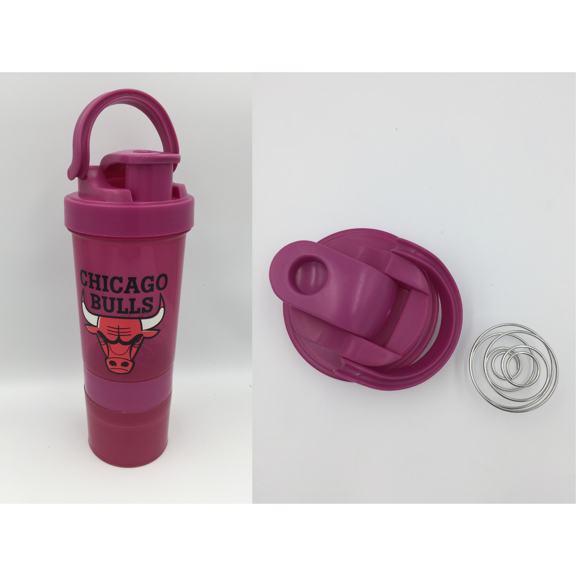SVAAN CHICAGO BULL GYM SHAKER WITH SPRING 500ML