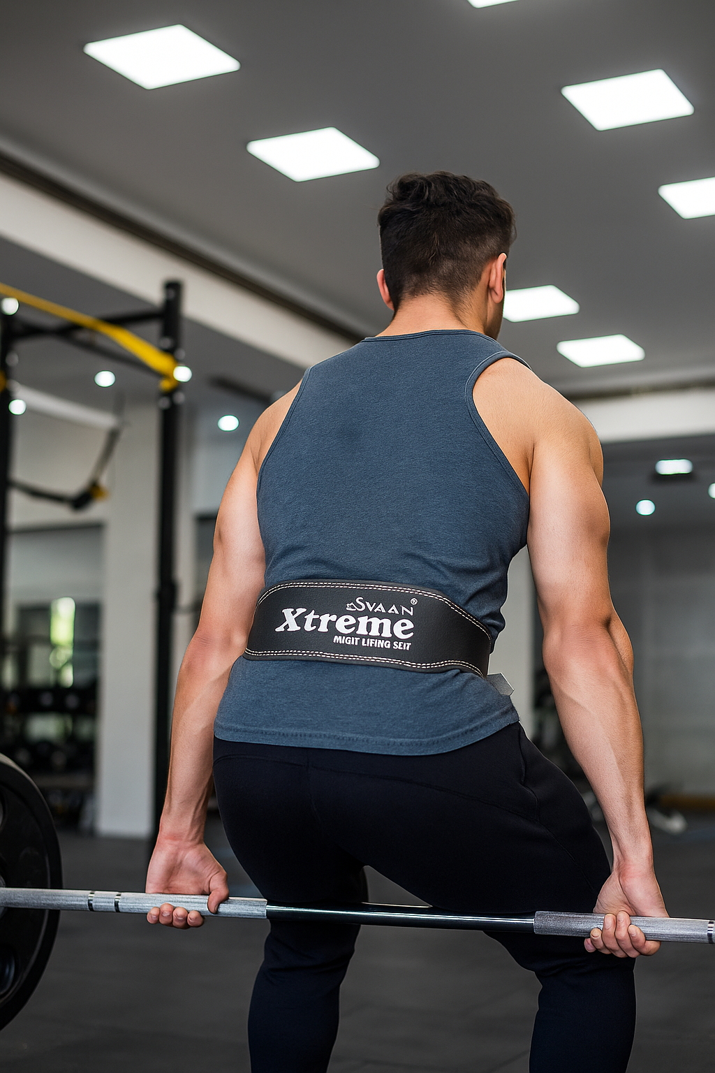 WEIGHT LIFTING BELT XTREME ALL LEATHER BELT 4'
