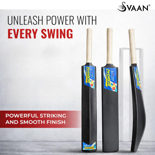 SVAAN CRICKET BAT PLASTIC (BLACK) NO.8